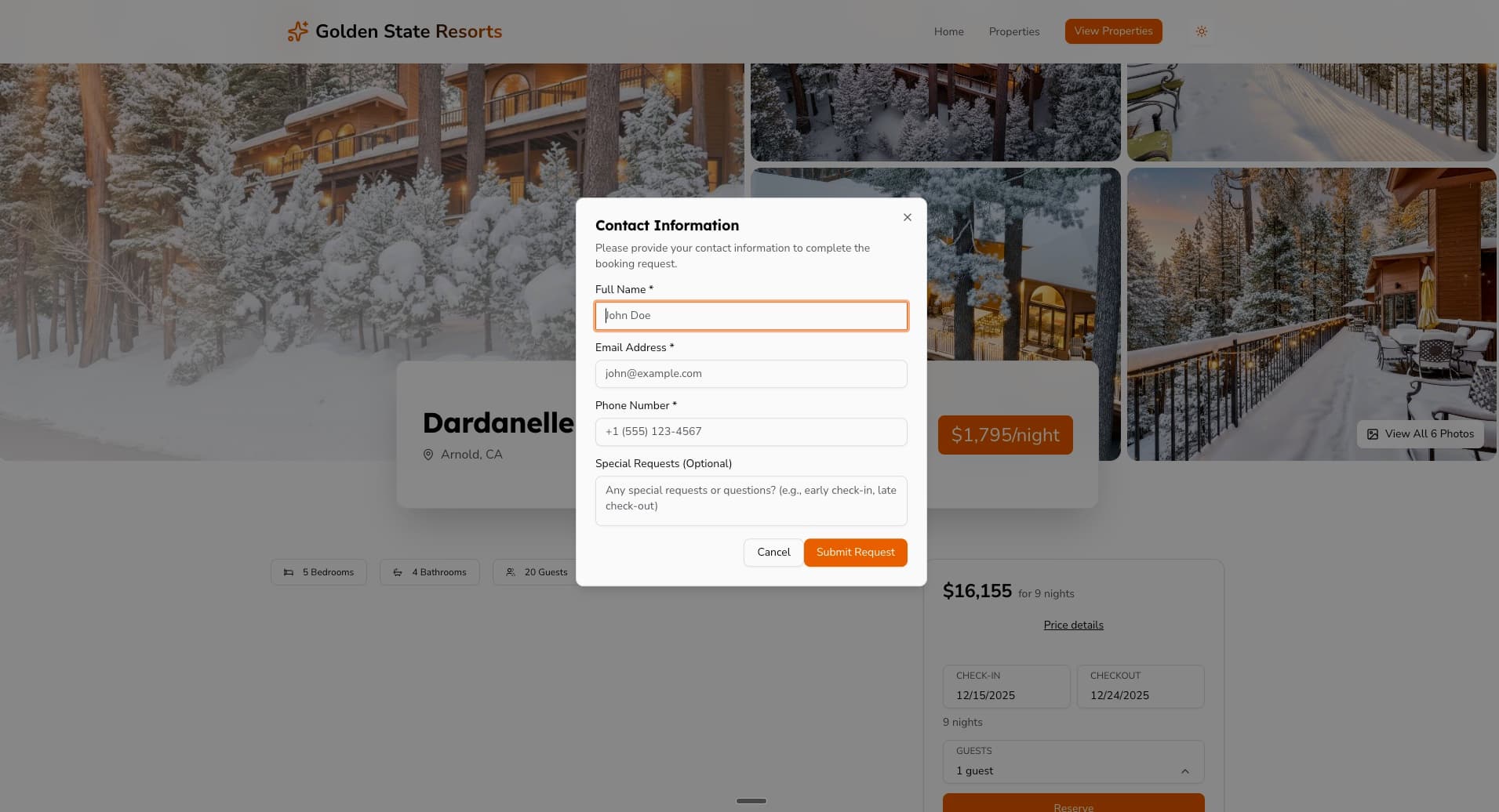 Golden State Resorts Screenshot 5