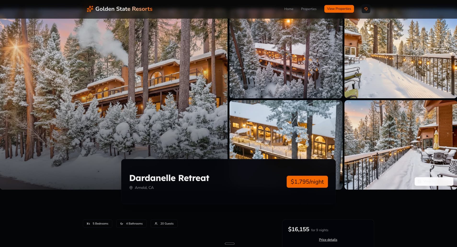 Golden State Resorts Screenshot 6